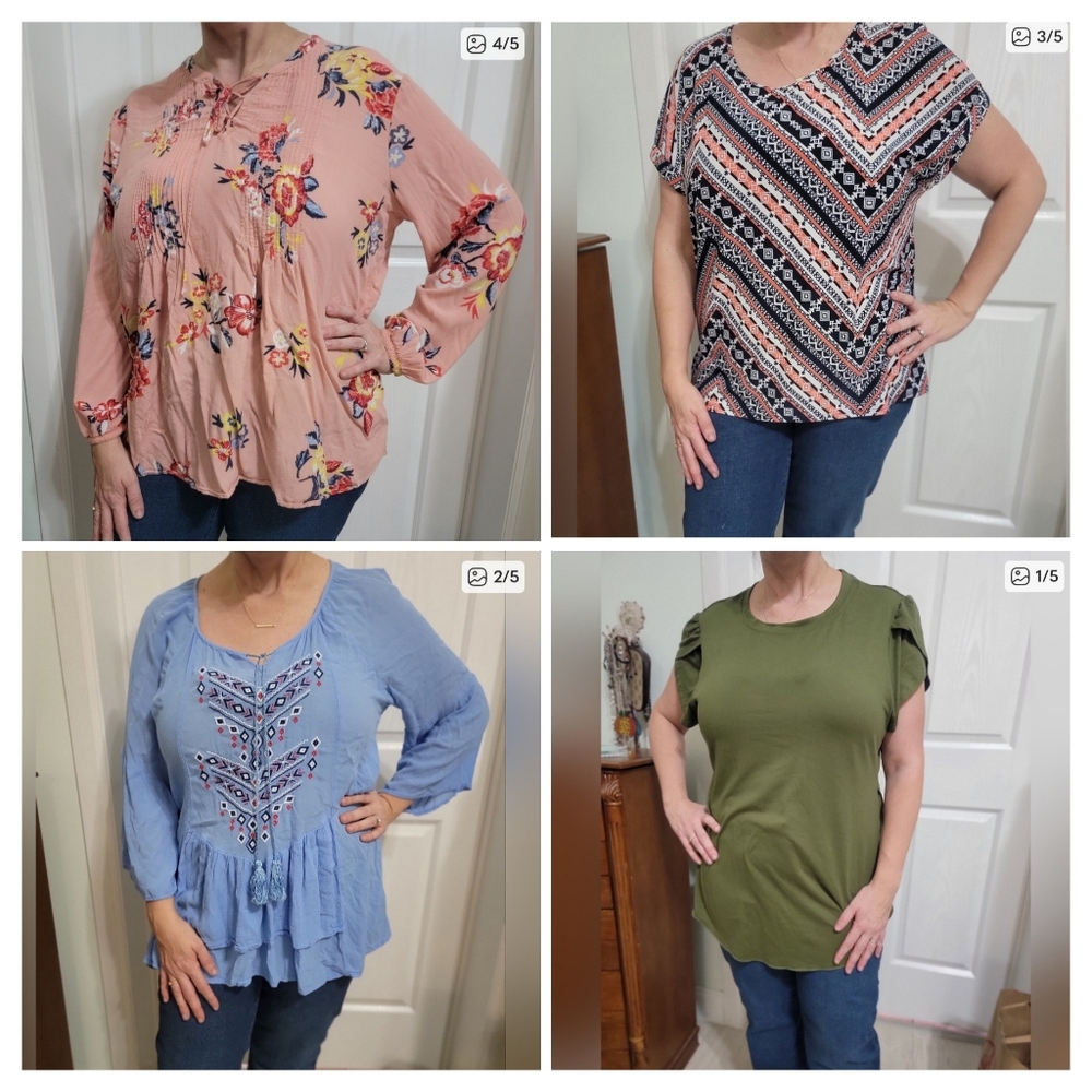 Bundle- 4 Shirts Size XL (See Photos)